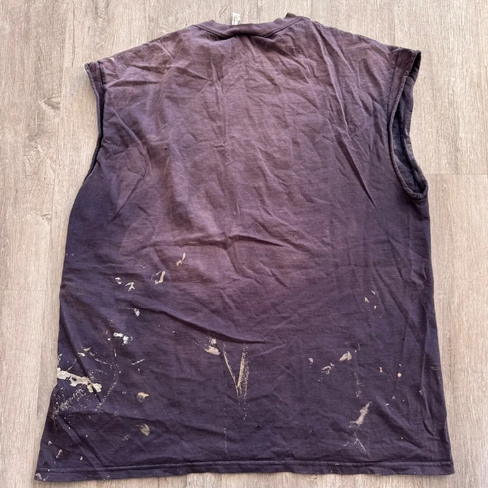 Vintage Lee Sport Florida Panthers Sleeveless T-Shirt XL Thrashed Sun Faded USA - Picture 6 of 7